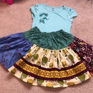 Matilda Jane skirt with Gymboree top